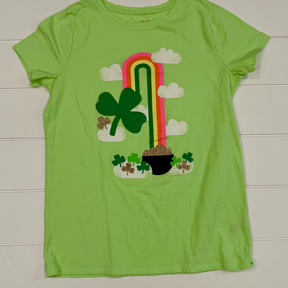 Cat & Jack Shamrock Tee Girls 14/16